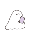 シンプルなおばけ？（個別スタンプ：24）