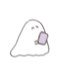 シンプルなおばけ？（個別スタンプ：25）