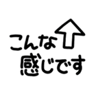 ハシビロコウと猫【デカ文字／丁寧】（個別スタンプ：26）