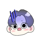 センターわけ男（個別スタンプ：10）