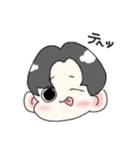 センターわけ男（個別スタンプ：22）
