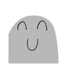 丸くて白いなぞの人間スタンプ（個別スタンプ：31）