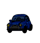 青い車が変化します。（個別スタンプ：6）