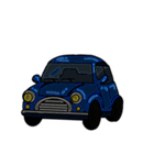 青い車が変化します。（個別スタンプ：11）