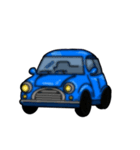 青い車が変化します。（個別スタンプ：15）