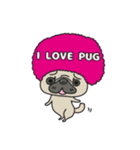 I LOVE PUG♡パグちゃんと日常（個別スタンプ：40）