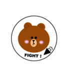 LINE FRIENDS  BROWN（個別スタンプ：6）