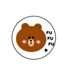 LINE FRIENDS  BROWN（個別スタンプ：10）