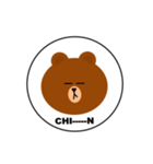 LINE FRIENDS  BROWN（個別スタンプ：15）