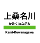 飯山線の駅名スタンプ（個別スタンプ：12）