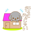 わんこ日和(黒プー)-toYvu-（個別スタンプ：15）