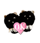 クマガイケイコの【ひかえめさん】スタンプ（個別スタンプ：4）