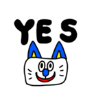 riekimのネコちゃんデカ文字スタンプ（個別スタンプ：5）