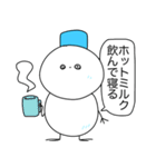 病気持ち雪だるま（個別スタンプ：20）