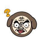 ちょっとキモい人面犬スタンプ（個別スタンプ：16）