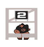 でか文字 競馬予想2（個別スタンプ：2）