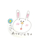 うさちの感情論。（個別スタンプ：1）