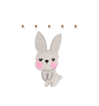 ときめきウサギ（楽しい韓国語）（個別スタンプ：30）