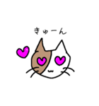 バイカラー猫さん☆（個別スタンプ：5）