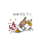 バイカラー猫さん☆（個別スタンプ：35）