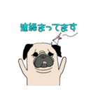 I LOVE PUG♡パグちゃんと日常【修正版】（個別スタンプ：9）