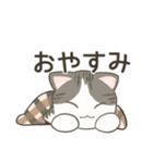 きじしろねこのスタンプ（個別スタンプ：14）