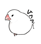 みんなのふくふく文鳥1（個別スタンプ：16）