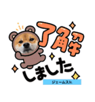 柴犬ジェームス11（個別スタンプ：12）