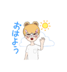 スタンプメガネっ娘（個別スタンプ：5）
