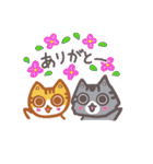わらびん家の2匹のねこ・日常会話・関西弁（個別スタンプ：1）