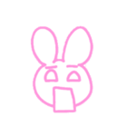 うさぎandくま（個別スタンプ：1）