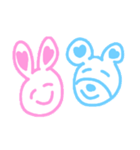 うさぎandくま（個別スタンプ：18）