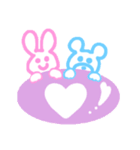 うさぎandくま（個別スタンプ：22）