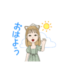 お金持ちの女の子（個別スタンプ：5）