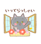 春のグレー猫ねずくん♪お花見＆卒業＆入学（個別スタンプ：38）