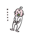 みにぴ！ 赤ちゃんのあるあるフェイス（個別スタンプ：8）