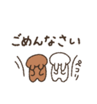 【BROWNFRIENDS】くれよんで描いてみた（個別スタンプ：8）