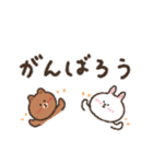 【BROWNFRIENDS】くれよんで描いてみた（個別スタンプ：9）