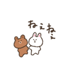 【BROWNFRIENDS】くれよんで描いてみた（個別スタンプ：15）