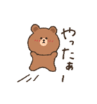 【BROWNFRIENDS】くれよんで描いてみた（個別スタンプ：20）