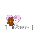 LINE FRIENDS  BROWN＆CONY（個別スタンプ：12）