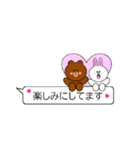 LINE FRIENDS  BROWN＆CONY（個別スタンプ：20）