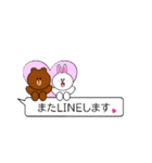 LINE FRIENDS  BROWN＆CONY（個別スタンプ：24）