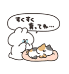 猫とうさちゃん（個別スタンプ：12）