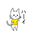 Tシャツ猫（個別スタンプ：2）