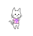 Tシャツ猫（個別スタンプ：8）