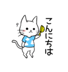 Tシャツ猫（個別スタンプ：11）