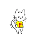 Tシャツ猫（個別スタンプ：31）