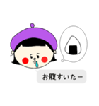 オン眉GIRL①（個別スタンプ：5）