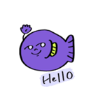 魚さんはいつもそうだよ〜（個別スタンプ：1）